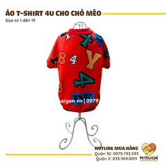 Áo Cho Chó Mèo T-Shirt 4U
