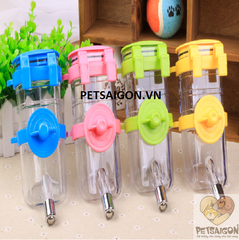 Bình Nước Cho Chó Mèo Bằng Nhựa Gắn Chuồng 330ml