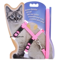 Bộ Dây Dắt Mèo Chuyên Dụng (màu ngẫu nhiên)