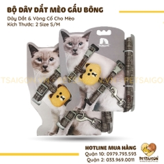 Bộ Dây Dắt Cho Chó Mèo Gấu Bông