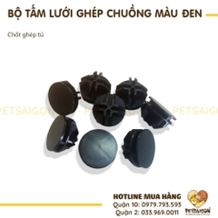 Tấm Lưới Ghép Chuồng Cho Chó Mèo Màu Đen