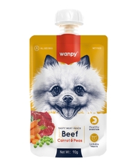 Súp Thưởng Wanpy Nắp Vặn Cho Chó 90g