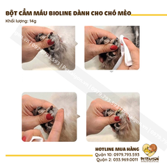 Bột Cầm Máu Cho Chó Mèo Bioline  - 14g