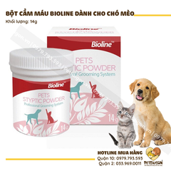 Bột Cầm Máu Cho Chó Mèo Bioline  - 14g
