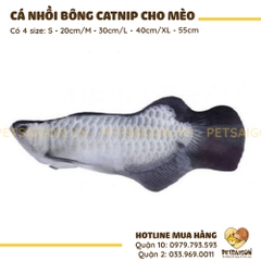 Cá Nhồi Bông Cho Mèo Có Catnip