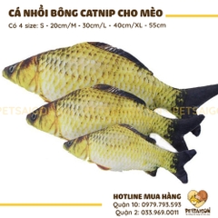 Cá Nhồi Bông Cho Mèo Có Catnip