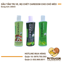 Dầu Tắm Trị Ve, Bọ Chét Cho Chó Mèo Caredom