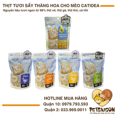 Thức Ăn Thịt Tươi Sấy Thăng Hoa Cho Mèo Catidea