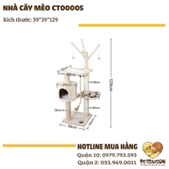 Nhà Cây Cho Mèo Leo Cào Móng