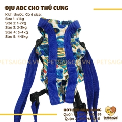 Địu Cho Chó Mèo ABC Bằng Vải