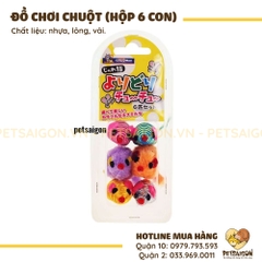 Đồ Chơi Cho Mèo - Hộp 6 Con Chuột