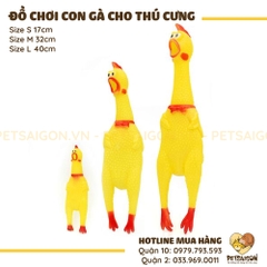 Đồ Chơi Cho Chó Mèo Con Gà Có Còi
