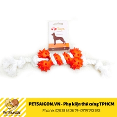 Đồ Chơi Cho Chó Hình Khúc Xương Có Gai Bằng Cao Su