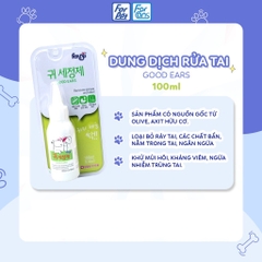 Dung Dịch Vệ Sinh Tai Cho Chó Mèo Forcans 100ml