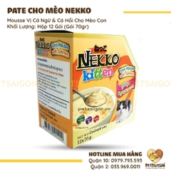 Pate Cho Mèo Nekko Gói 70G