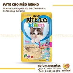 Pate Cho Mèo Nekko Gói 70G