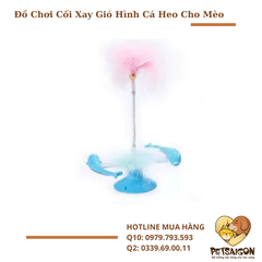 Đồ Chơi Mèo Cối Xay Gió Hình Cá Heo