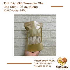 Thịt Sấy Khô Pawsome Cho Chó Mèo - 160g
