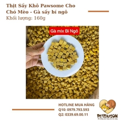 Thịt Sấy Khô Pawsome Cho Chó Mèo - 160g