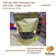 Thịt Sấy Khô Pawsome Cho Chó Mèo - 160g