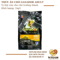 Thức Ăn Cho Chó Trưởng Thành Ganador Adult Vị Cừu