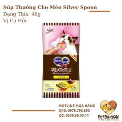 Súp Thưởng Cho Mèo Silver Spoon Dạng Thìa  40g