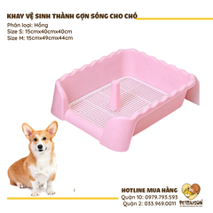 Khay Vệ Sinh Cho Chó Có Thành Gợn Sóng