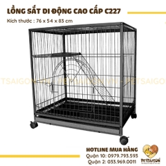 Lồng Cho Mèo Di Động Cao Cấp Bằng Sắt Mã C227