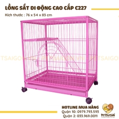 Lồng Cho Mèo Di Động Cao Cấp Bằng Sắt Mã C227