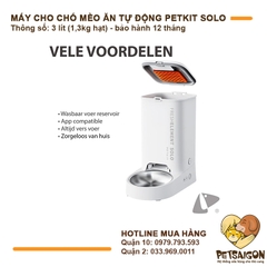 Máy Cho Chó Mèo Ăn Tự Động PetKit Solo