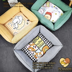 Nệm Vuông Hoạt Hình