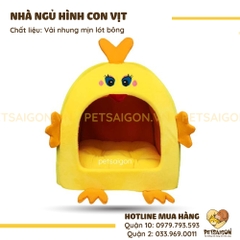 Nhà Ngủ Cho Chó Mèo Hình Con Vịt
