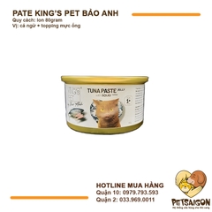 Pate Cho Mèo King's Pet Cá Ngừ Jelly By Bảo Anh Lon 80g