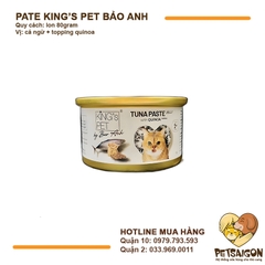 Pate Cho Mèo King's Pet Cá Ngừ Jelly By Bảo Anh Lon 80g