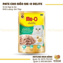 Pate Cho Mèo Me-O Delite - Gói 70gr