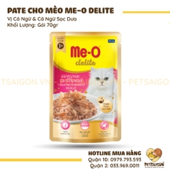 Pate Cho Mèo Me-O Delite - Gói 70gr