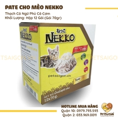 Pate Cho Mèo Nekko Gói 70G