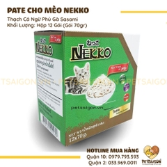 Pate Cho Mèo Nekko Gói 70G