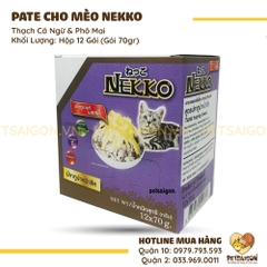 Pate Cho Mèo Nekko Gói 70G