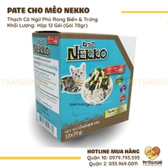 Pate Cho Mèo Nekko Gói 70G