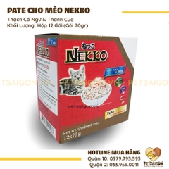 Pate Cho Mèo Nekko Gói 70G