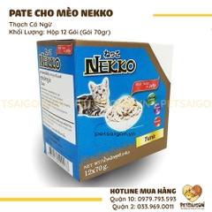 Pate Cho Mèo Nekko Gói 70G