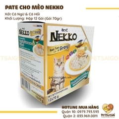 Pate Cho Mèo Nekko Gói 70G