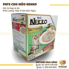 Pate Cho Mèo Nekko Gói 70G