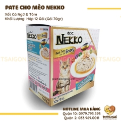 Pate Cho Mèo Nekko Gói 70G