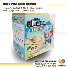 Pate Cho Mèo Nekko Gói 70G