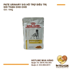 Pate Cho Chó ROYAL CANIN Urinary S/O Hỗ Trợ Điều Trị Sỏi Thận