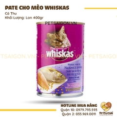 Pate Cho Mèo Trưởng Thành Whiskas - 400g