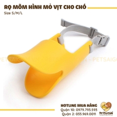 Rọ Mõm Cho Chó Hình Mỏ Vịt Bằng Nhựa
