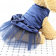 Đầm Cho Chó Mèo Công Chúa Đính Hạt